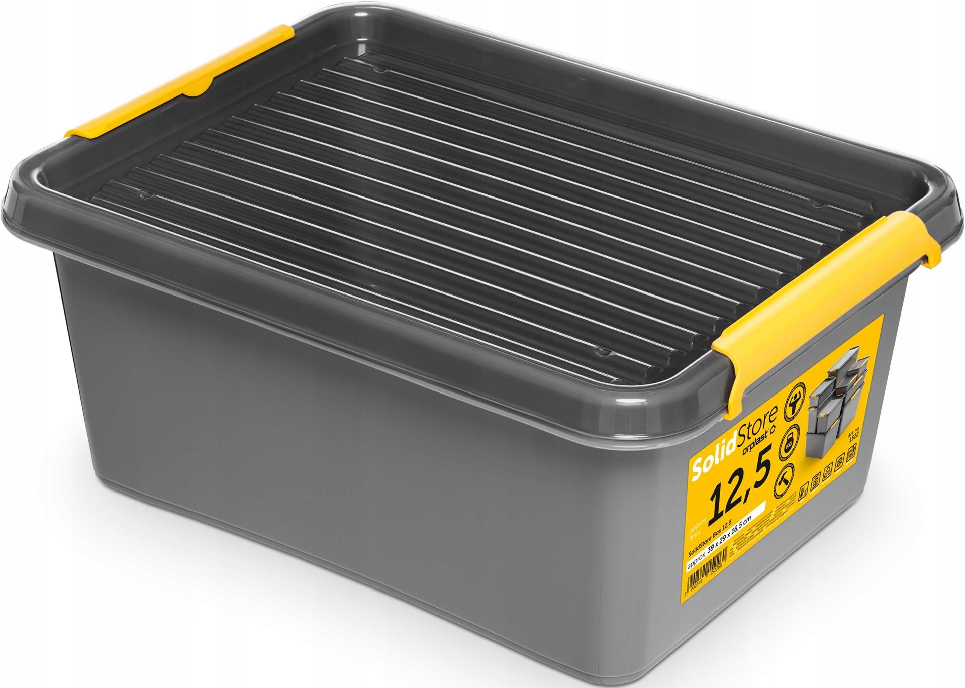 

Pojemnik plastikowy Orplast Solidstore 12,5 l