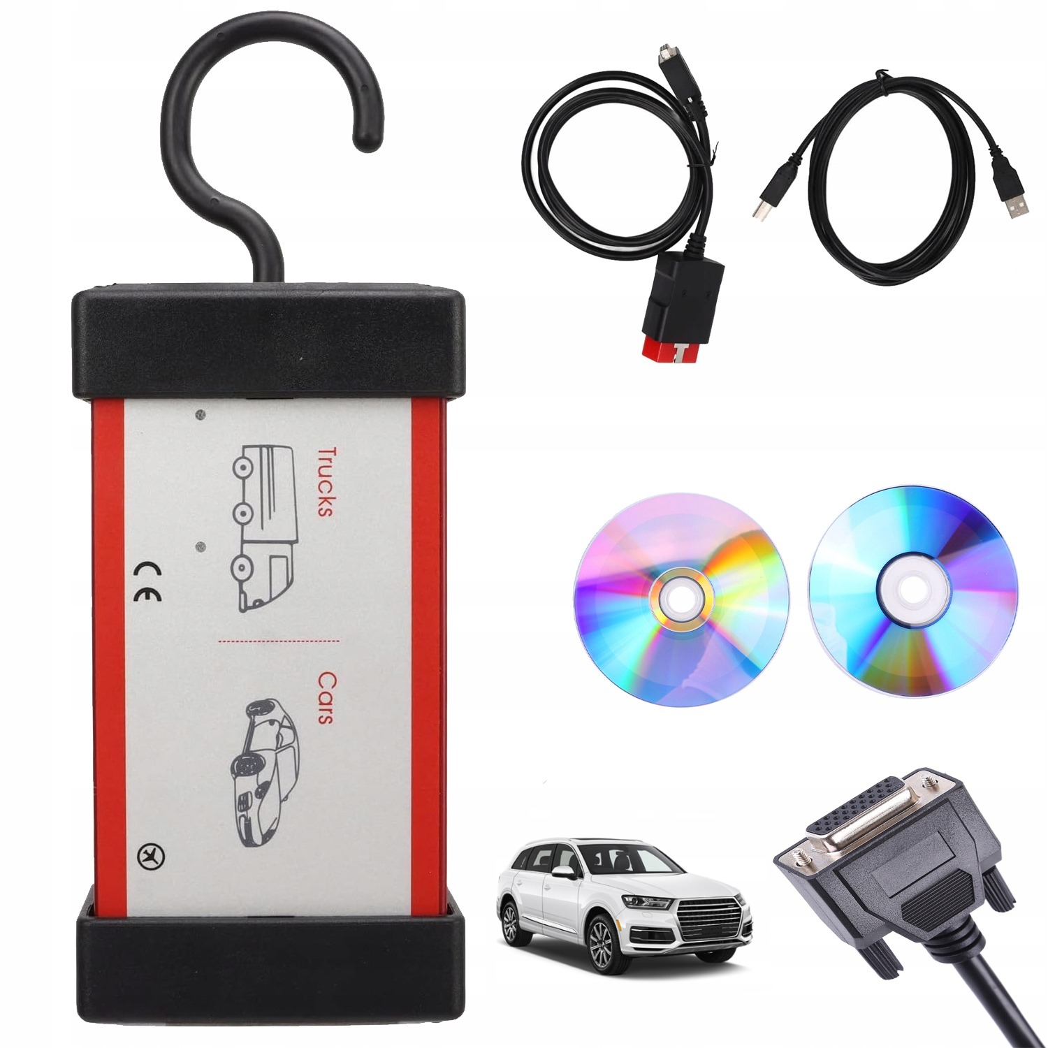 Dvojitý Diagnostický Tester Poruch Automobilů Bluetooth Obd