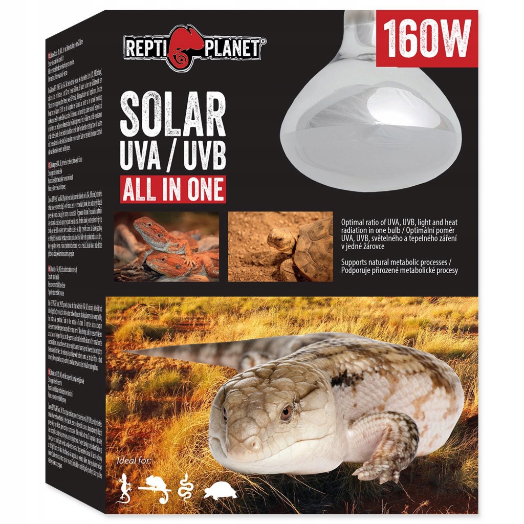 Levně Žárovka Repti Planet Solar Uva & Uvb 160W