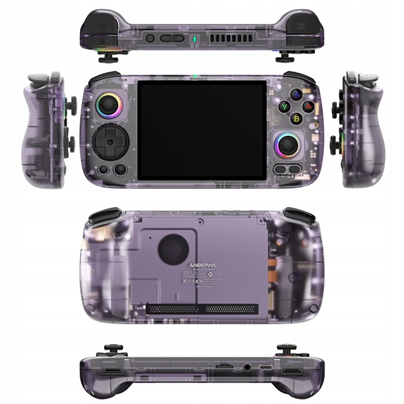 Přenosná herní konzole Anbernic RG406H Android Ips Dotyková 128GB Fialová Pl