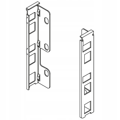 

Blum ZB7K000S Legrabox uchwyt tyłu K biały