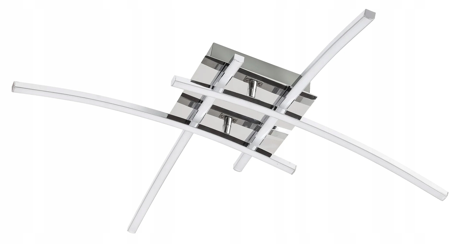 Moderná stropná lampa Led chrómová do obývacej izby spálne 4000K stropné svietidlo Rabalux