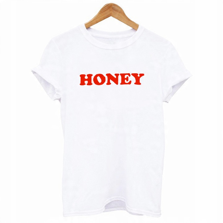 

Koszulka Biała Damska - Honey - Prezent S