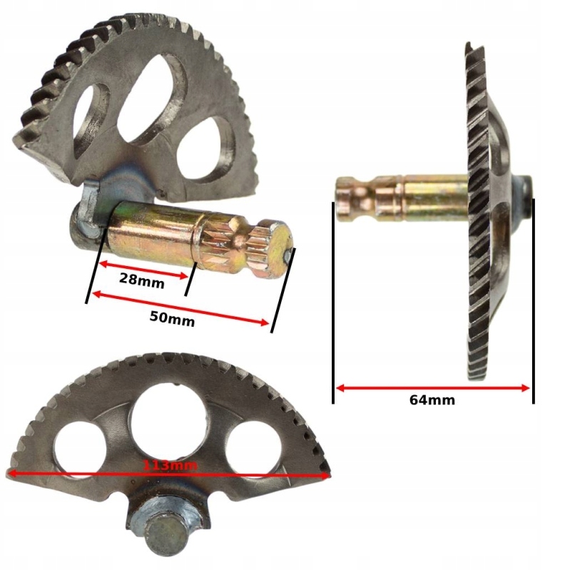 Zestaw startera nożnego Aprilia Derbi Gilera Piaggio Vespa 2T 50cm3 jak ORG Stan opakowania oryginalne