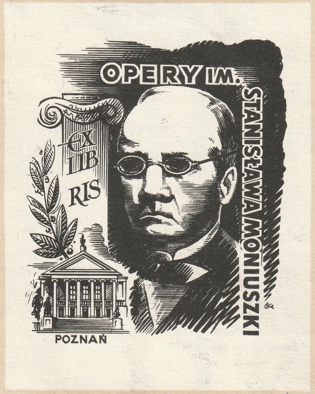 POZNAŃ. EXLIBRIS OPERY IM. STANISŁAWA MONIUSZKI