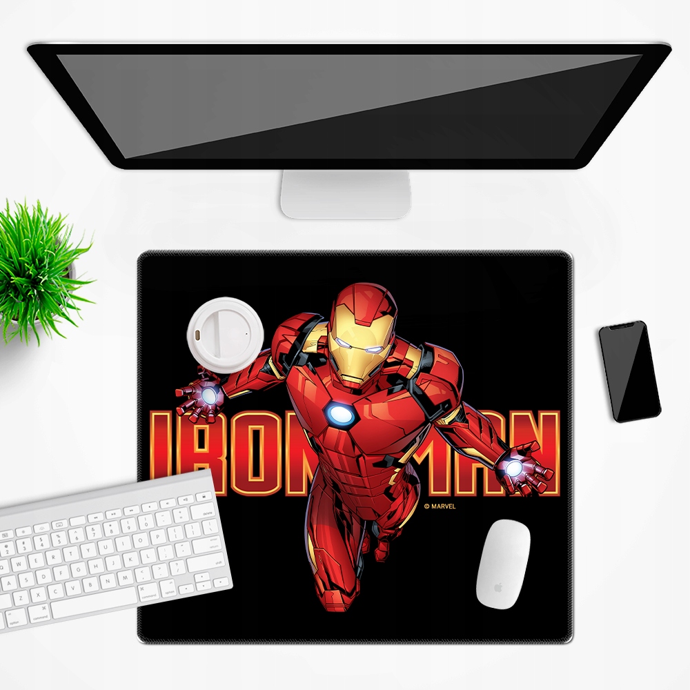 Przenośny Mata na biurko Marvel Iron Man 50x45 cm