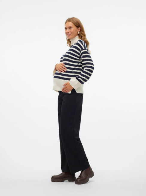 NIEBIESKO BEŻOWY SWETER VERO MODA XL