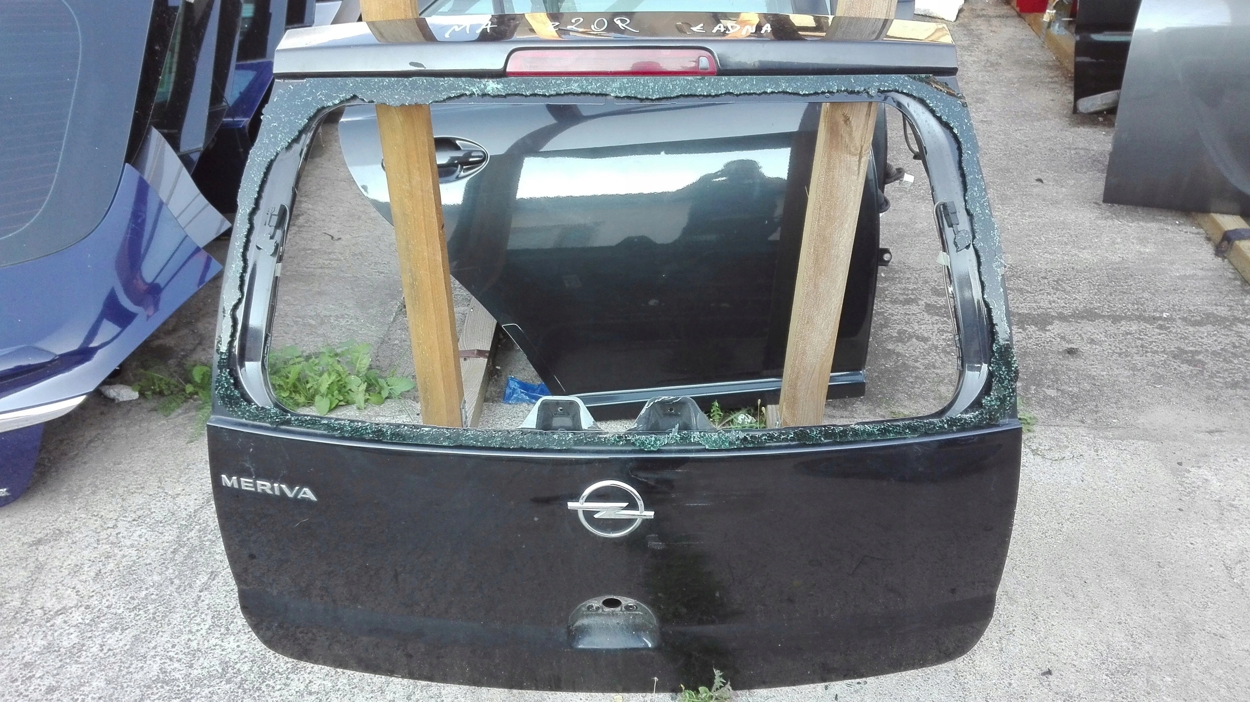 boot door OPEL MERIVA unprotected colour Z20R