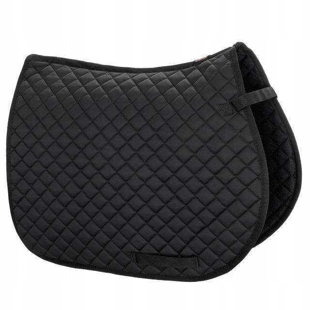 Czaprak czarny wszechstronny skokowy pod siodło dla konia Full