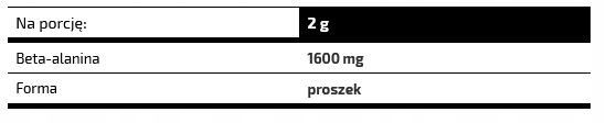 BETA ALANINE 300G CUKIEREK - FIRE SNAKE EAN (GTIN) 5906395000777