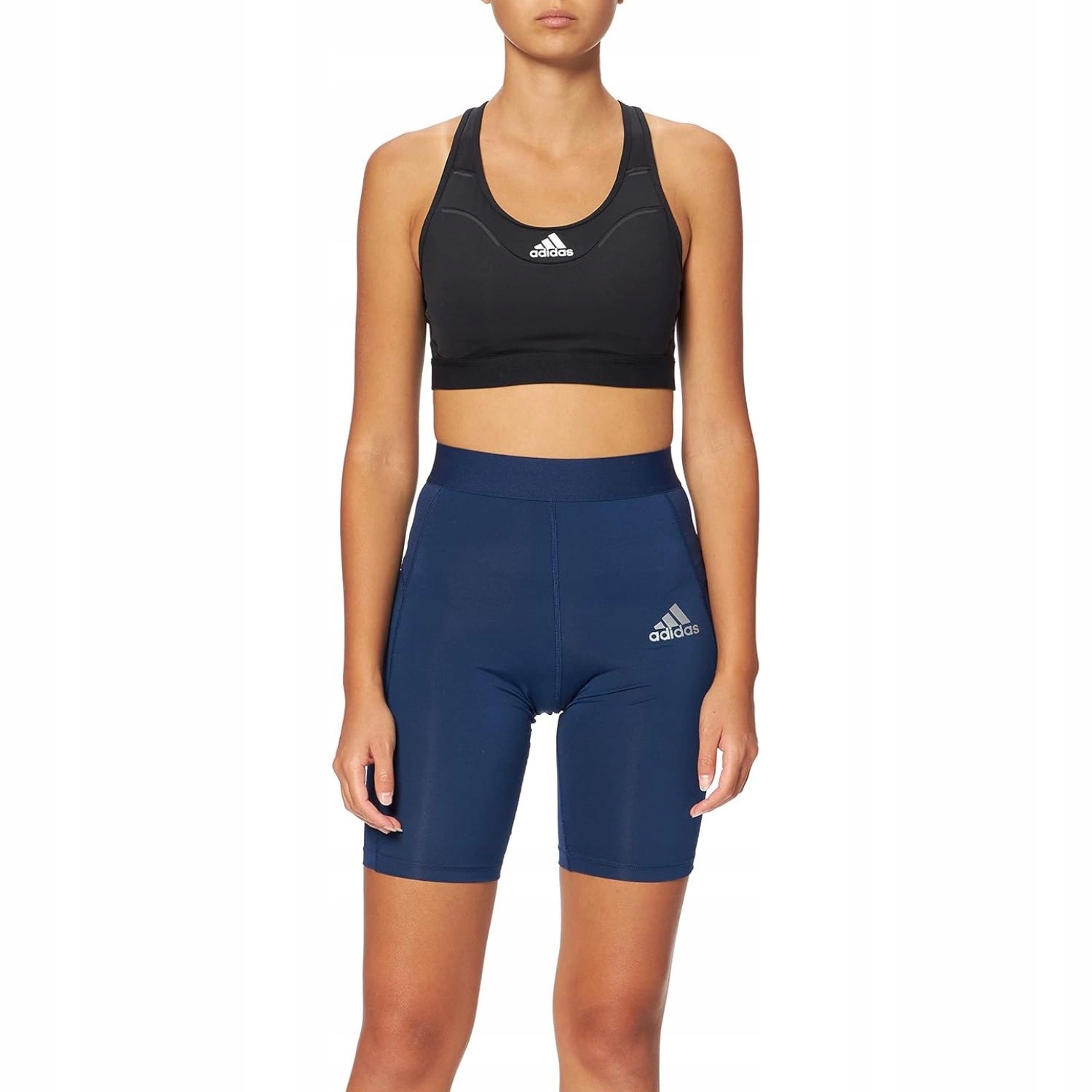 Top sportowy Adidas Bt H.rdy biustonosz stanik treningowy czarny r. Xs