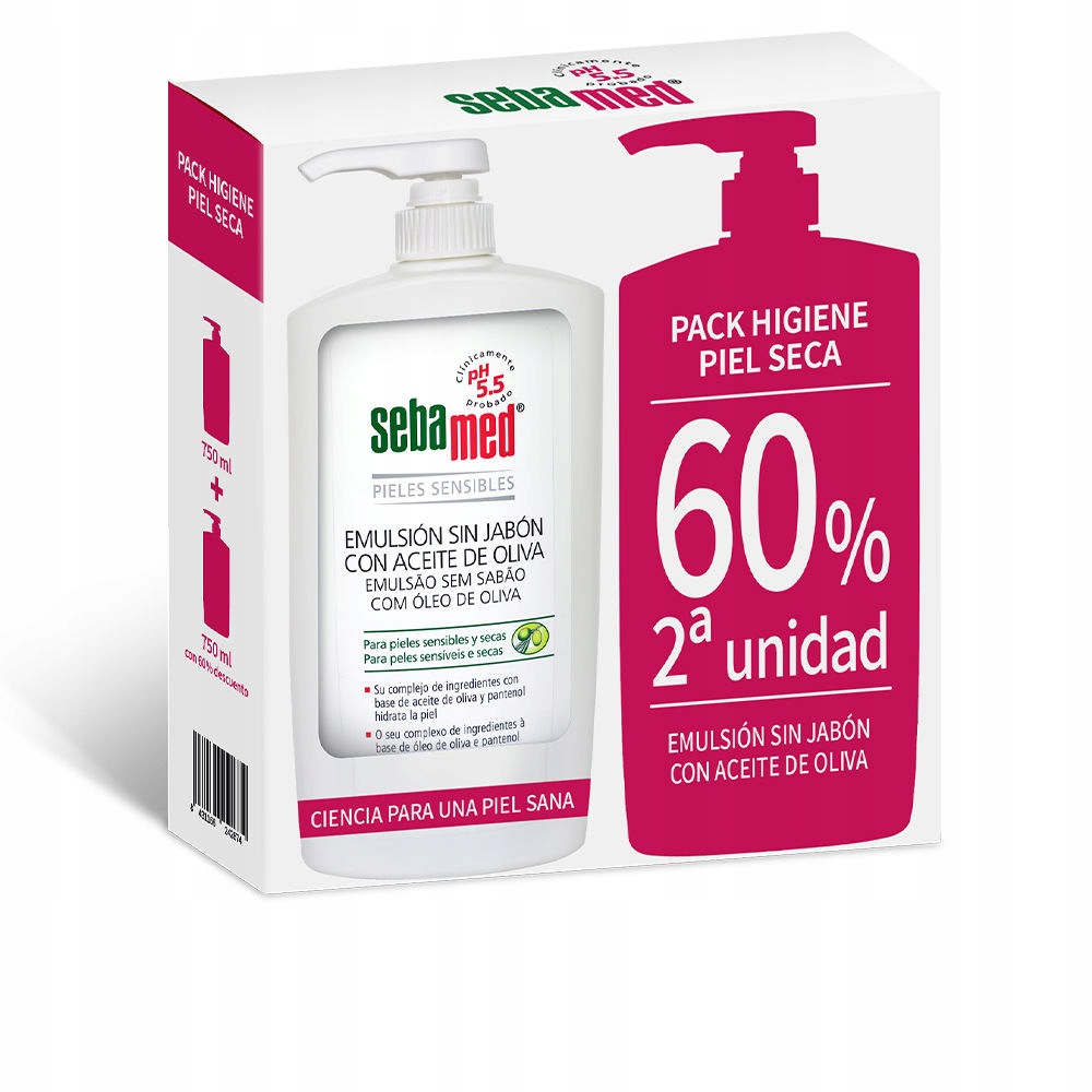 Emulsion Without Soap bath gel with olive oil
