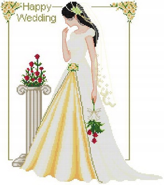 Křížková výšivka počítaná sada (kanva, mulina)