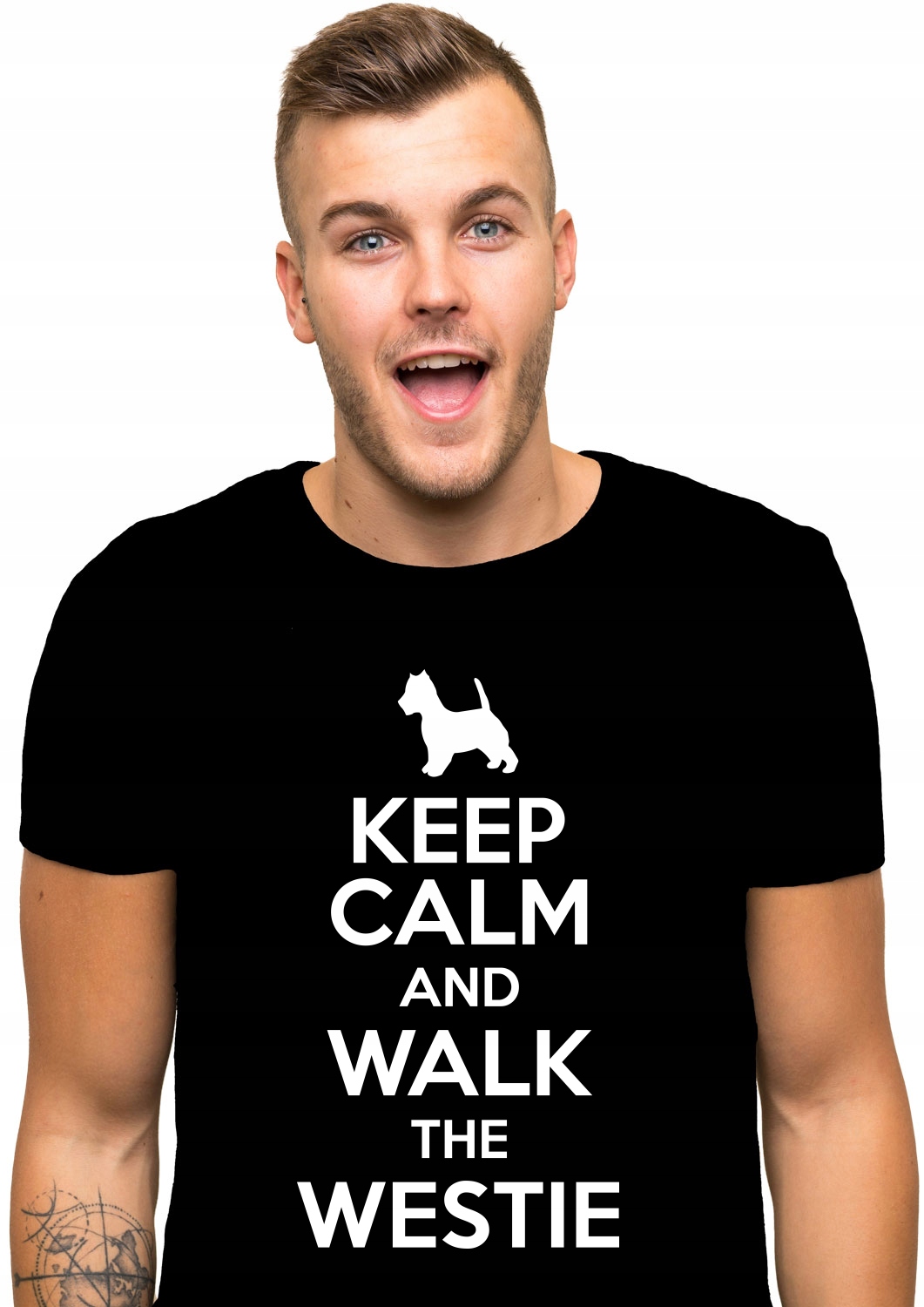 

koszulka Keep Calm And Walk The Westie prezent