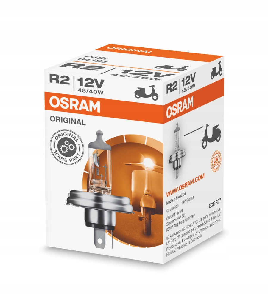 

Osram żarówka halogenowa R2 12V 45/40W P45t