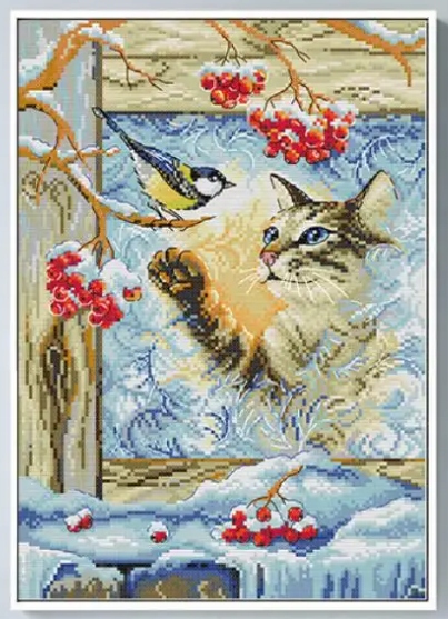 Vyšívací sada Kanwa Mulina