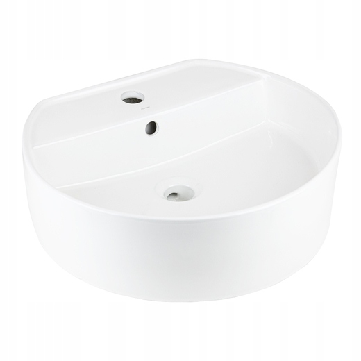 Umývadlo na dosku Lugo okrúhle 485x435x155 mm