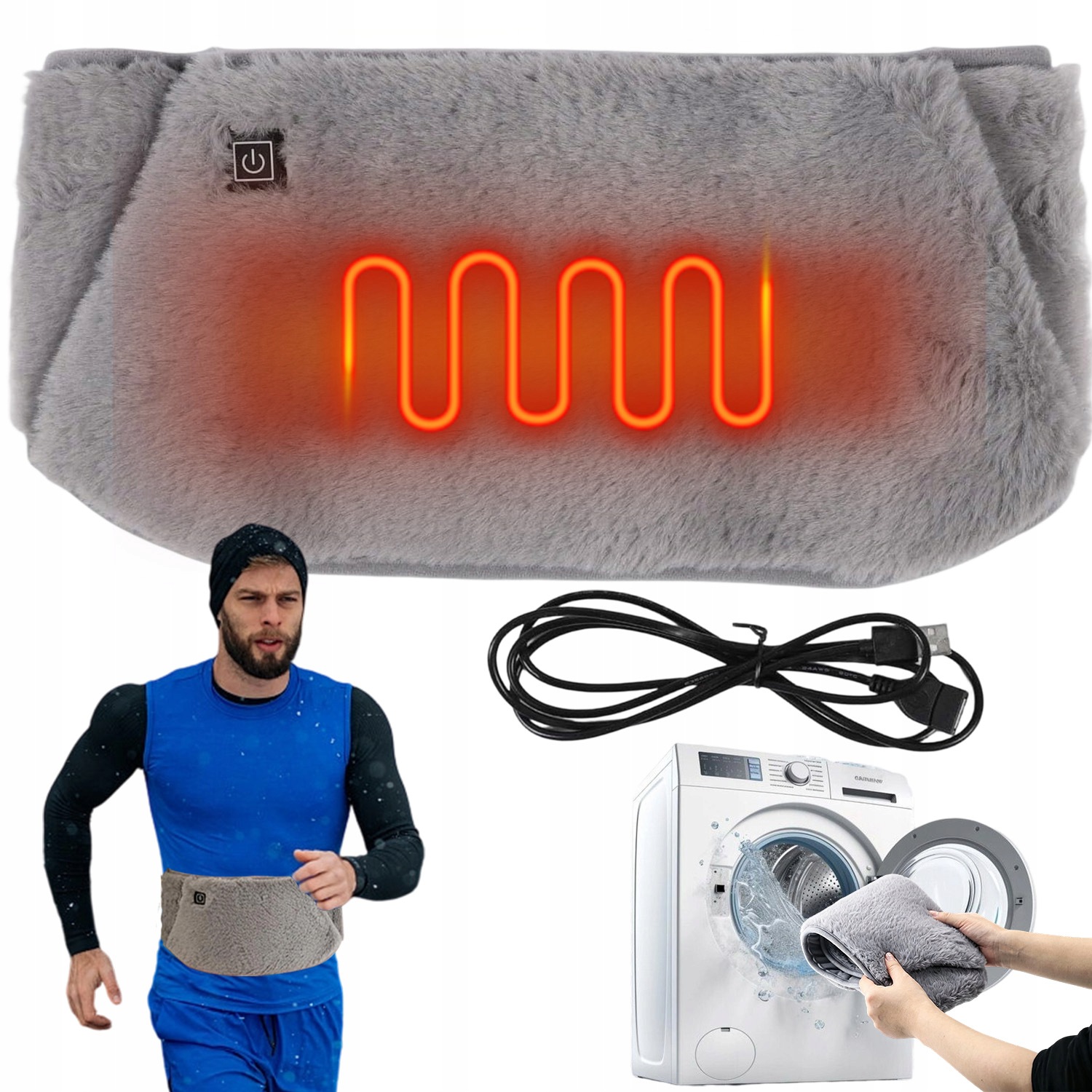 Topný Pás Usb Má Tři Úrovně Teploty 45 55 65 Stupňů Pro Regulaci