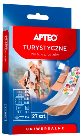 

Zestaw Plastrów turystyczne Apteo 27 szt.