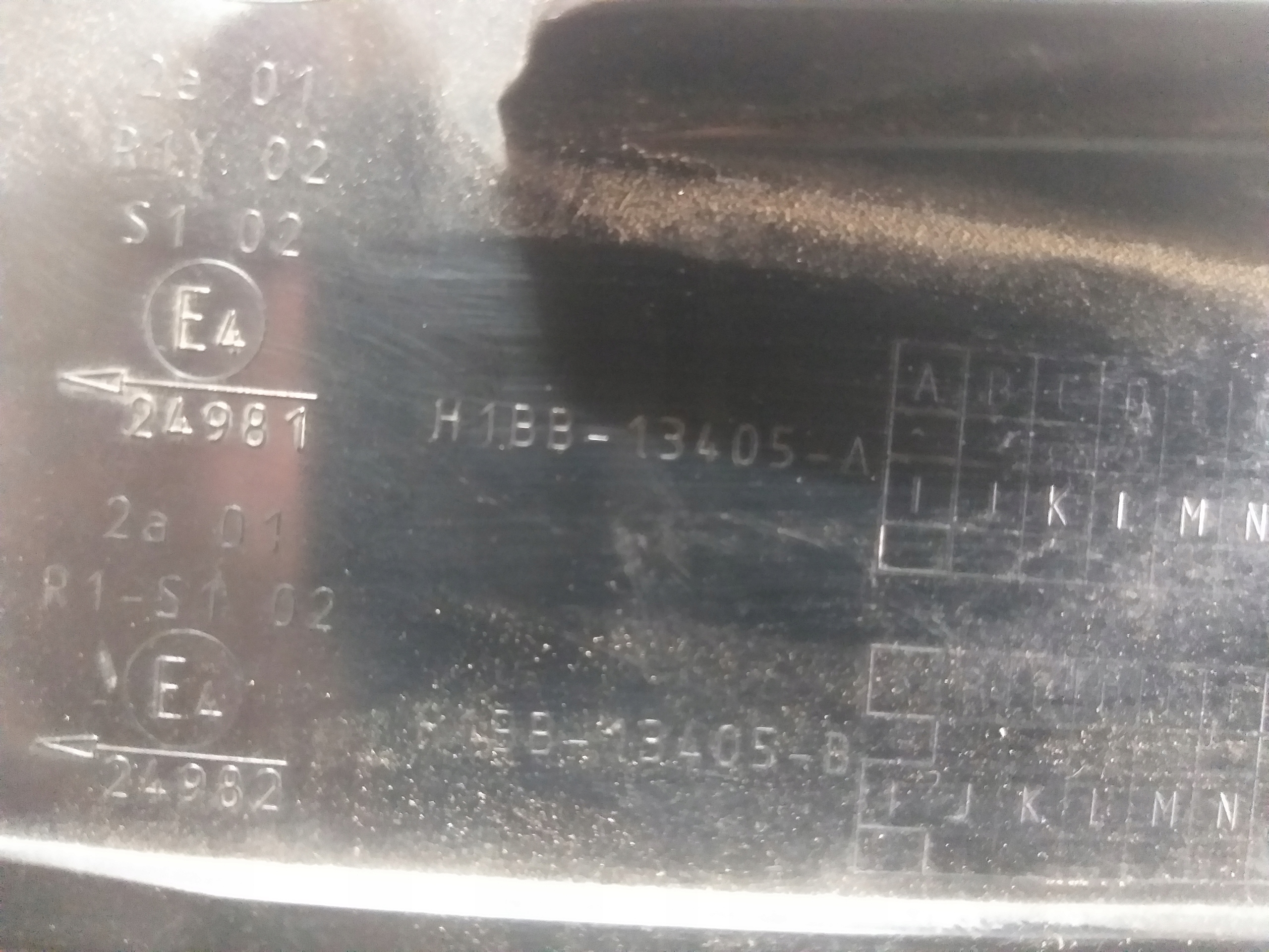 light rear part left FORD FIESTA MK8 LED H1BB-13405-A