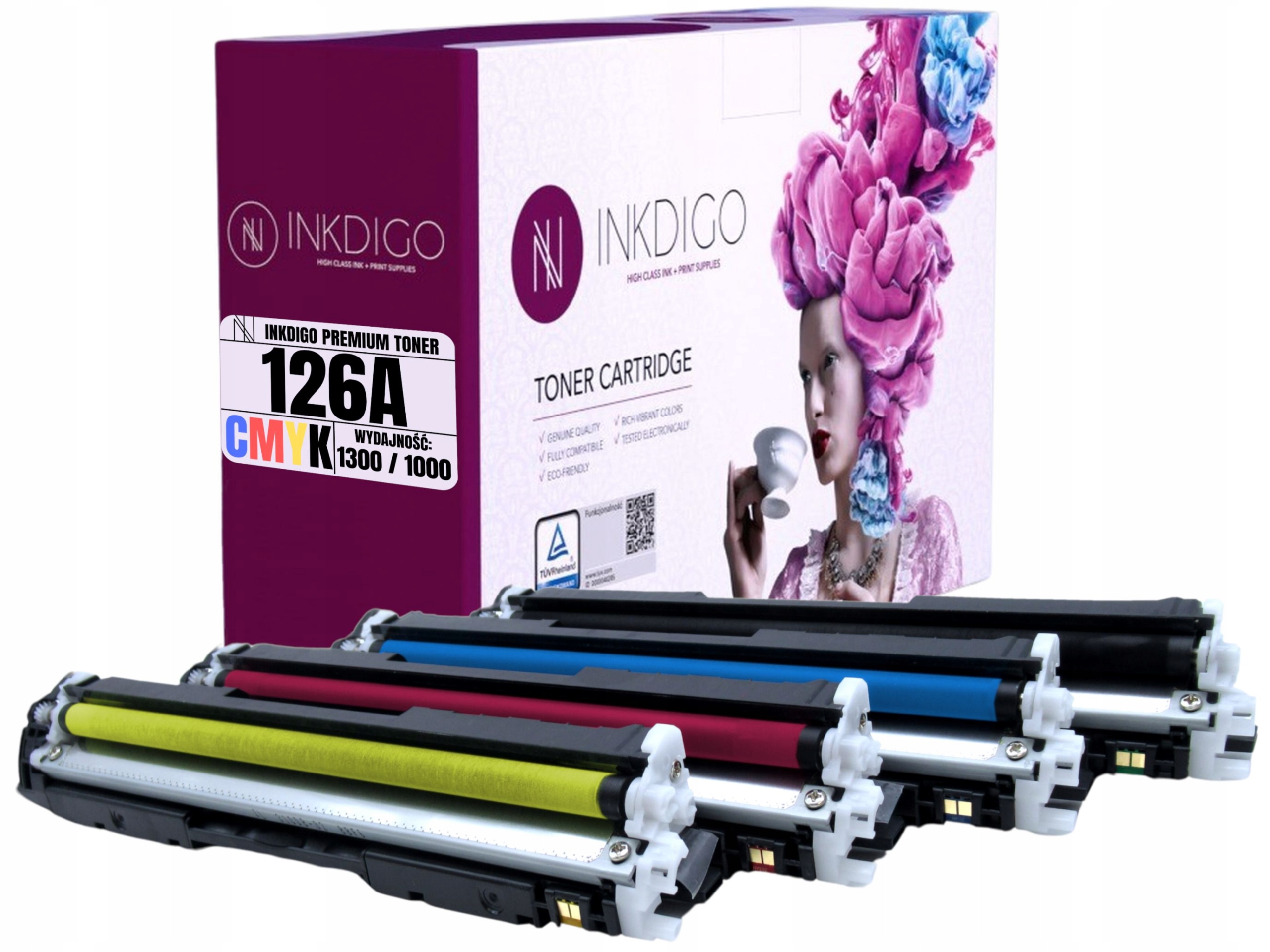 4x Toner Pro Hp 1025NW 126A CE310 Náhrada Za Hp