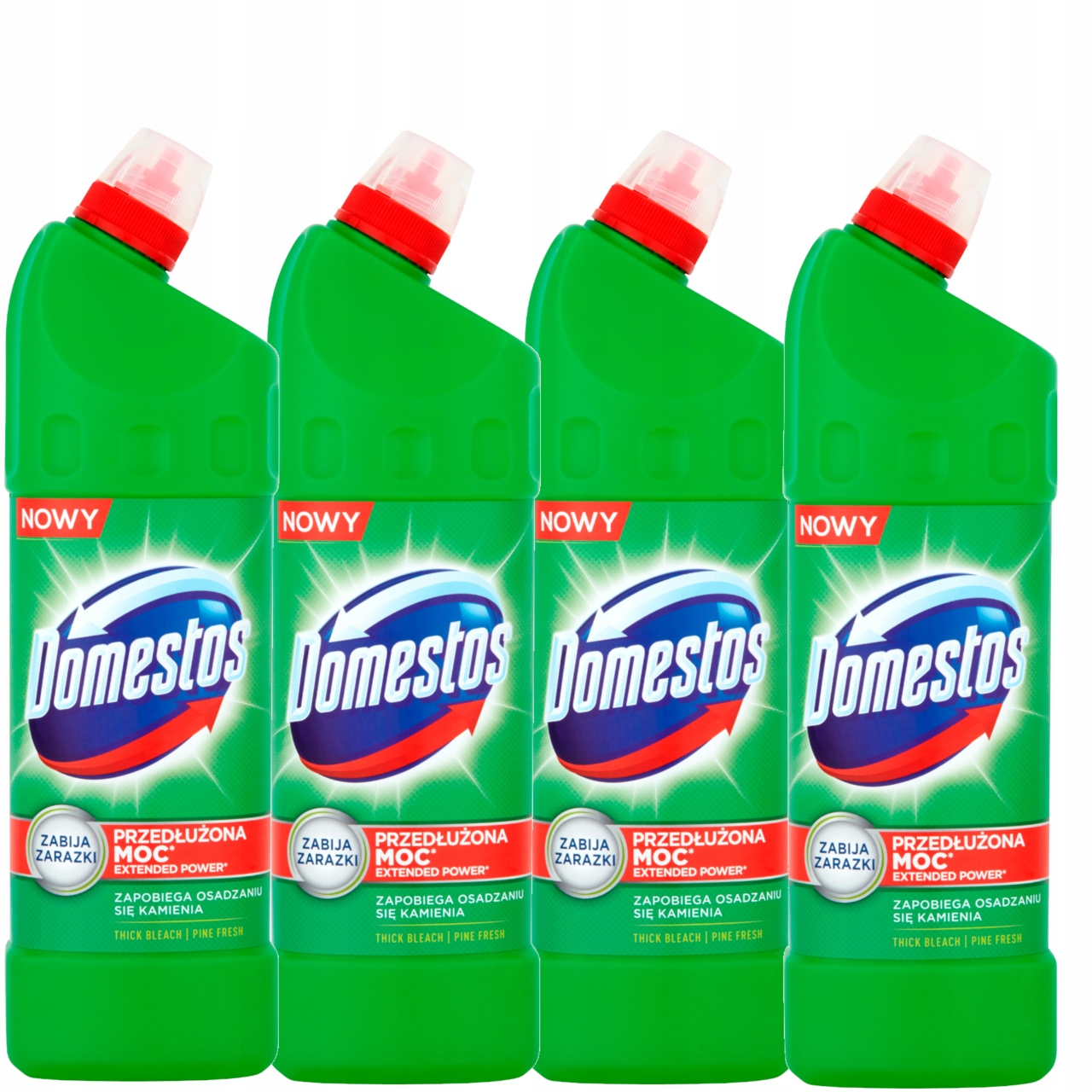 Levně Domestos Pine Fresh Gel na Wc Bělidlo 1L x4