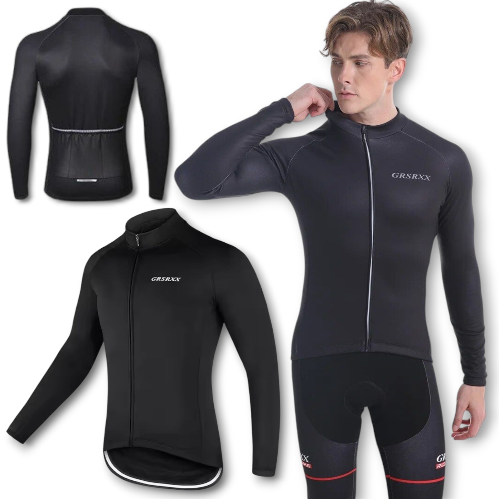 Bunda Sportovní Mikina Na Běhání, Zateplená, Pánská, 3 Kapsy