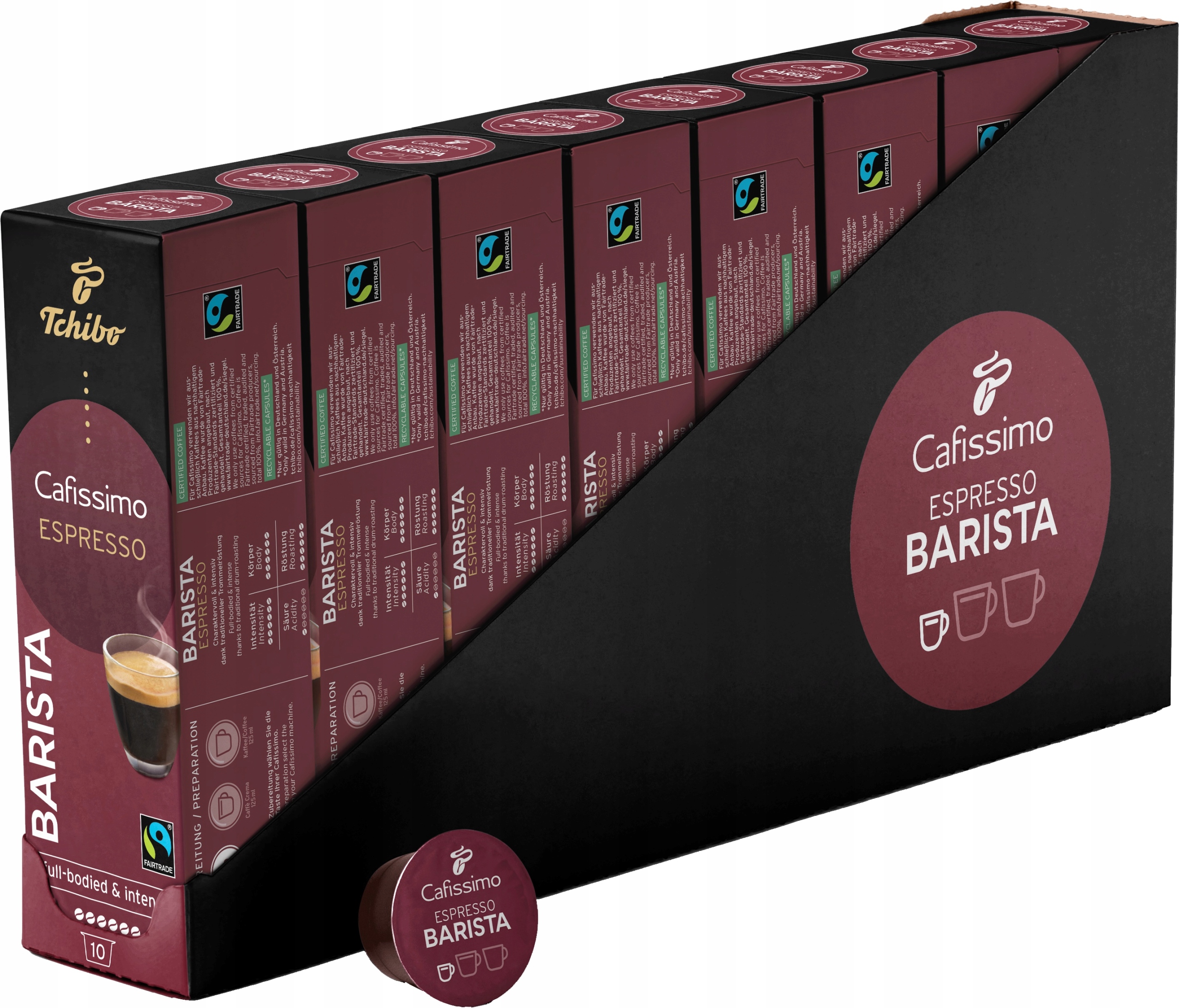 Levně 80 Káva kapsle Tchibo Cafissimo Barista Espresso