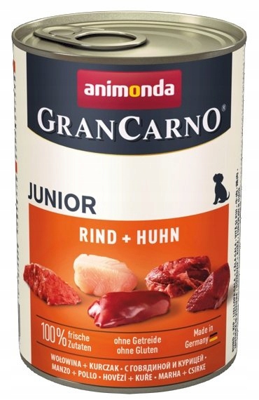 Animonda Grancarno Junior hovězí, kuřecí 12x400g