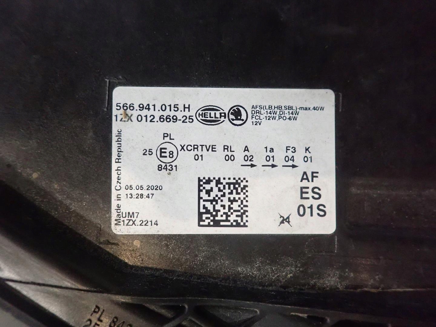 light front left SKODA KODIAQ 2016- FULL LED