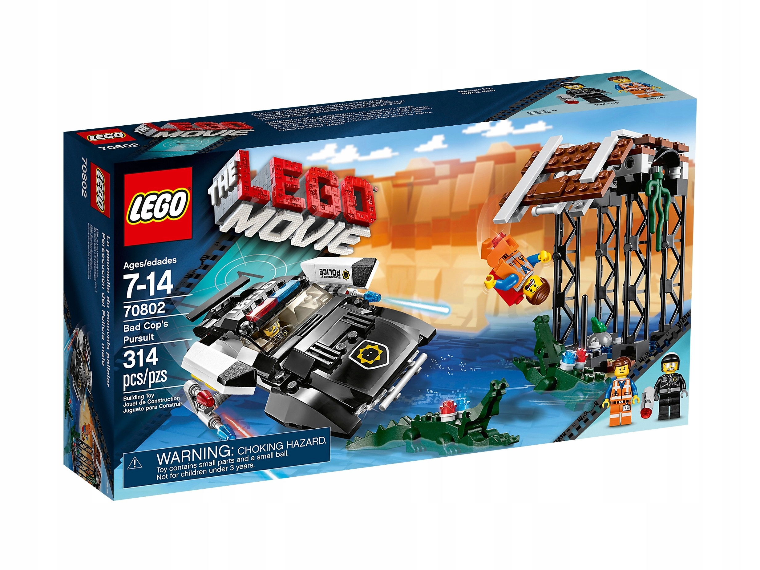 Lego The Movie 70802 Pronásledování zlého policisty Nové