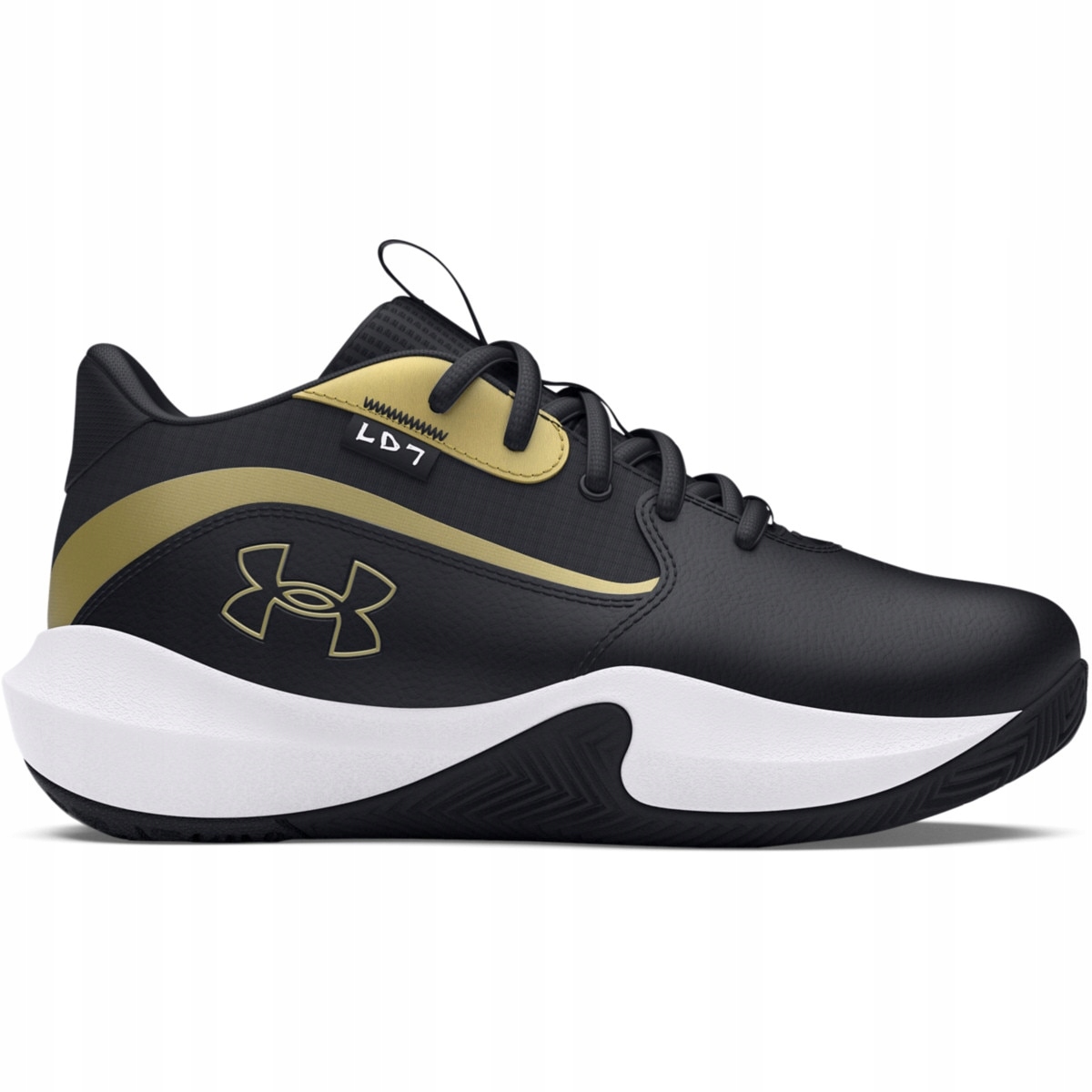 Dziecięce buty do koszykówki Under Armour Lockdown 7 czarne 30