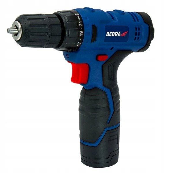 Akumulátorová Aku Vrtačka Dedra 12V Li-ION 5Ah 0,8-10 mm