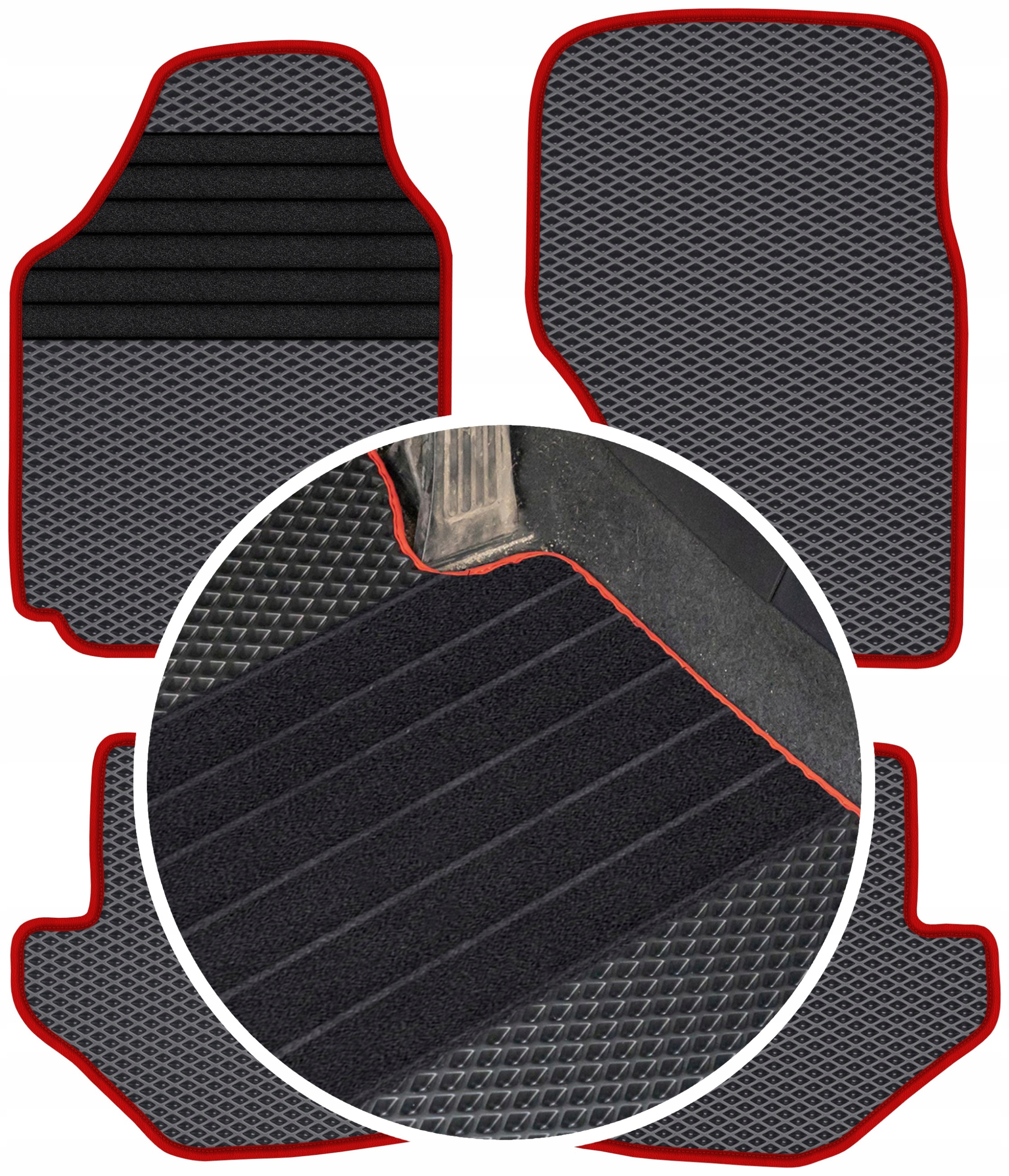Toyota RAV4 I 3D 1994-2000 Gumové rohože do auta Eva Eternity