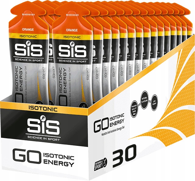 Sis Go Isotonic Gel Energetický Gel 30x60ml Orange