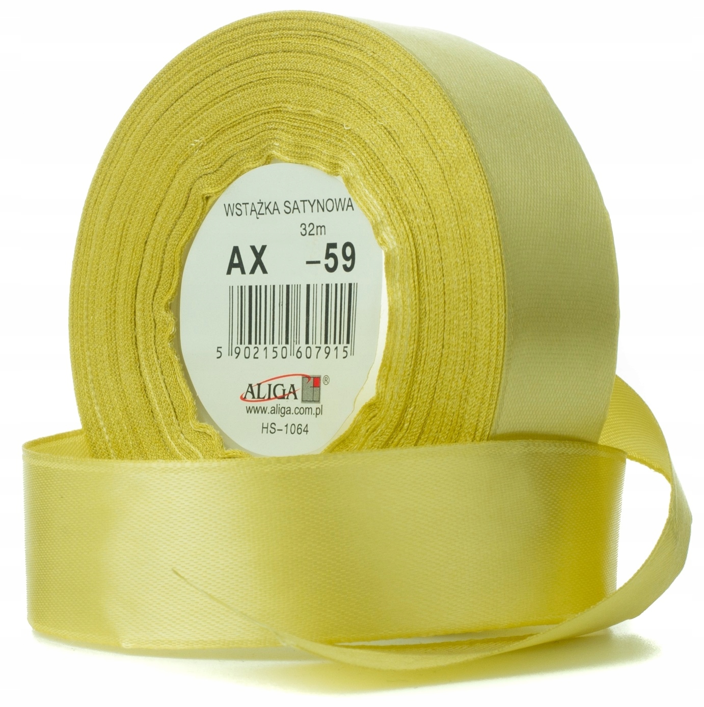 wstążka satynowa 6mmx32m  CIEMNO-ZIELONA  4szt. |  AX06-20 — 10