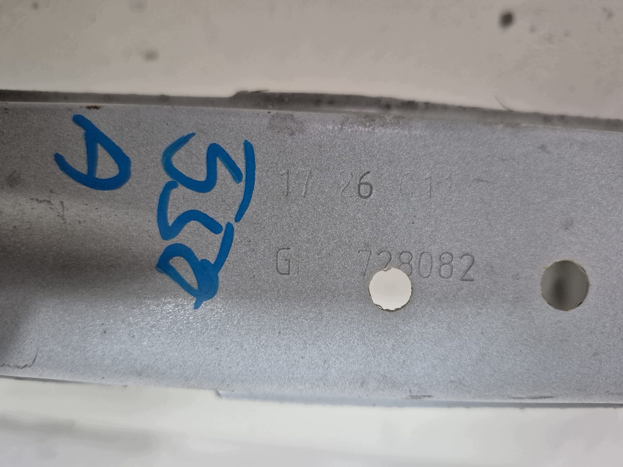 PEUGEOT 208 and 1 12-19 bumper support rear part rear