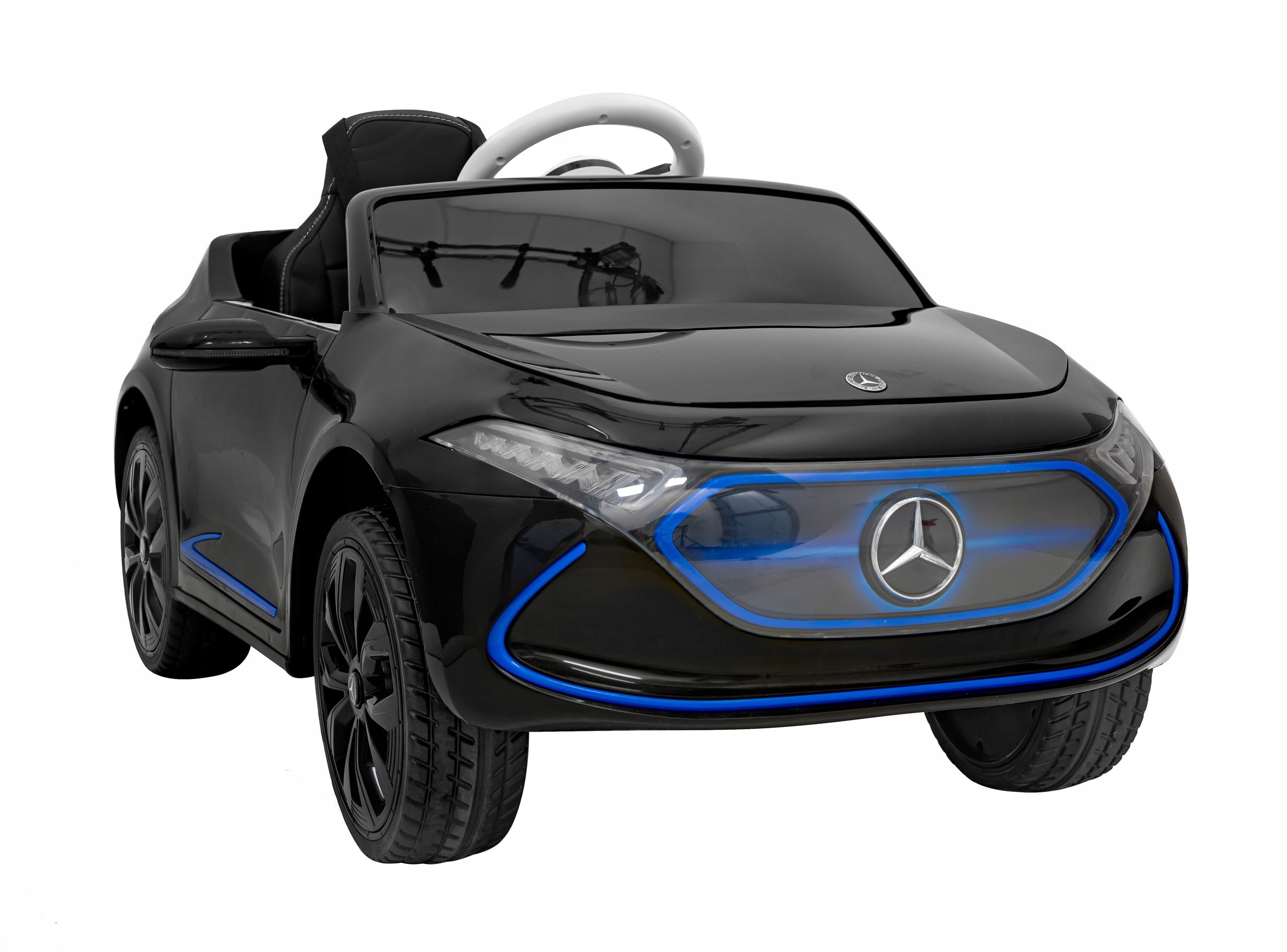 autko dla dzieci na akumulator Mercedes Benz Amg Eqa tablica imienna Prawko