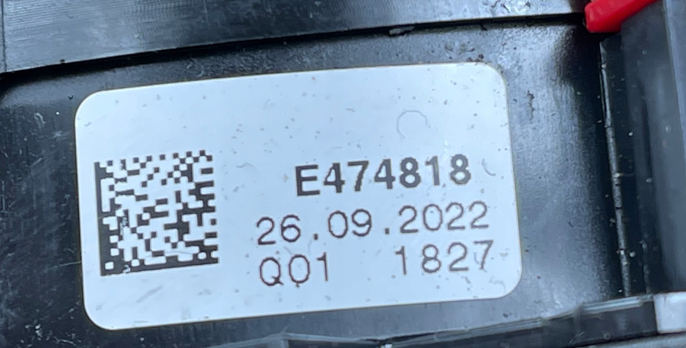 BMW G30 X3 X4 G01 G02 ring PAJAK control 5A596D5 26.09.2022