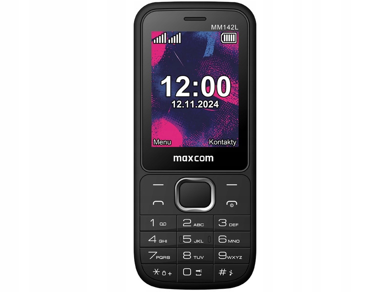Telefon Maxcom MM142 Light Czarny