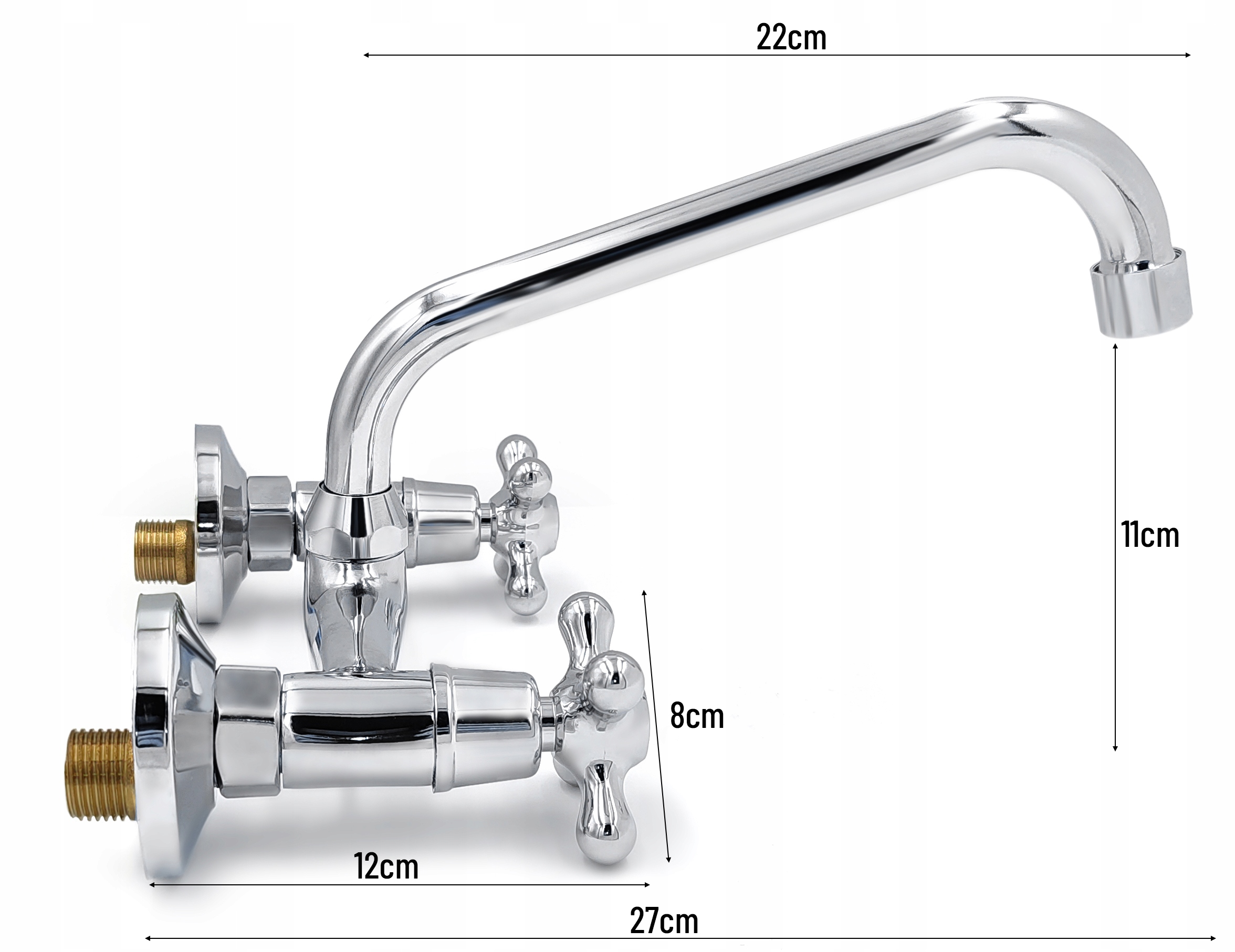 BATERIA UMYWALKOWA KUCHENNA ZLEWOZMYWAKOWA ŚCIENNA DŁUGA OBROTOWA WYLEWKA Rodzaj wylewki Ruchoma