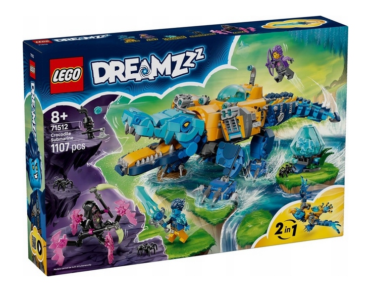 Lego 71512 DREAMZzz Krokodyloď Podvodní