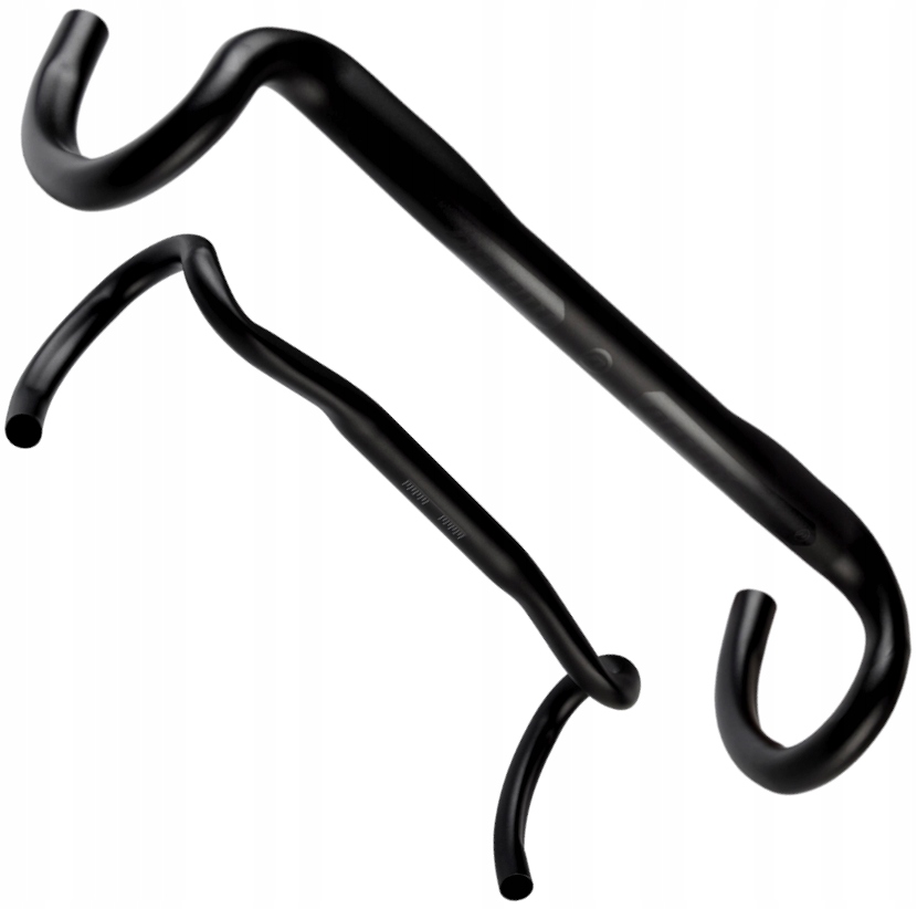 Kierownica Accent Furious gravelowa, 420mm, śred. 31.8mm, czarna matowa