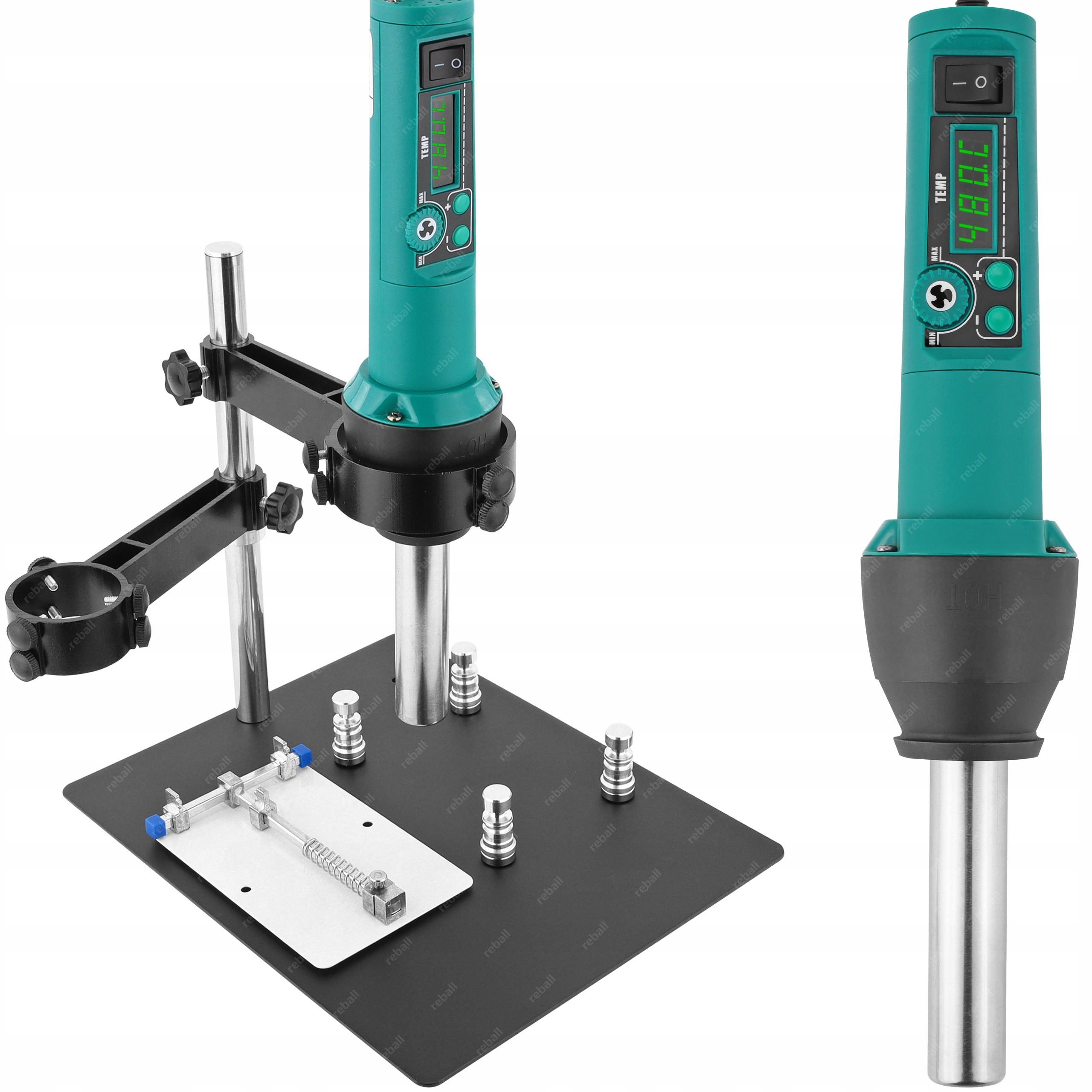 Set Držák RT0415 Hot Air Horkovzdušná Pistole Yihua 8858-I Stojan Na Bga Držák Pc