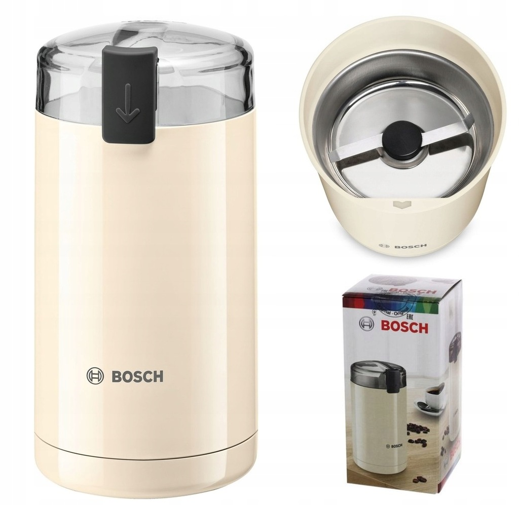 Młynek Do Kawy Ziół Zbóż Lnu Bosch TSM6A017 kremowy