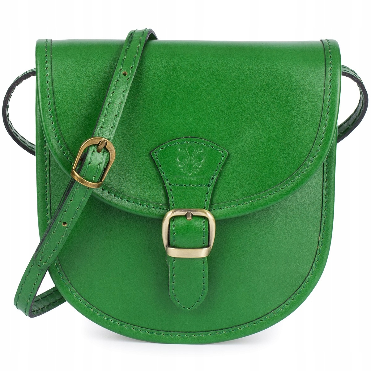 Zelená Beltimore Dámská kožená malá kabelka Přes Rameno podkova pevná