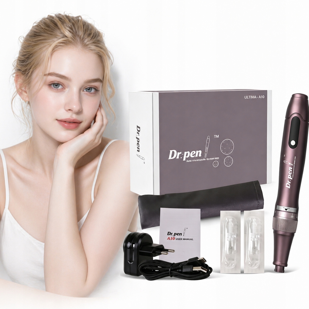 Dr Pen A10 20 BEZDRÁTOVÝch kartuší Dermapen pro mezoterapii