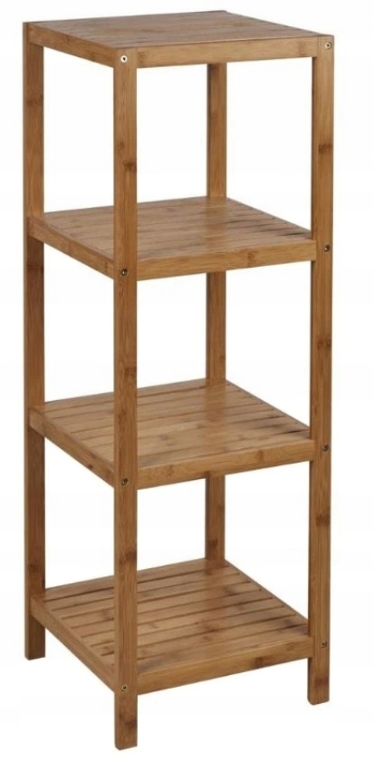 

Szafka Łazienkowa Regał Na Ręczniki Bambus 95x33