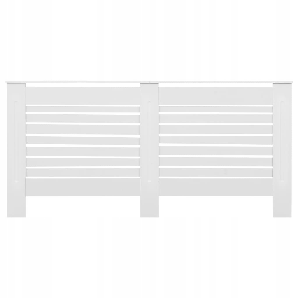 OSŁONY NA KALORYFER, 2 SZT., BIAŁE, 172X19X81,5 CM Materiał płyta MDF