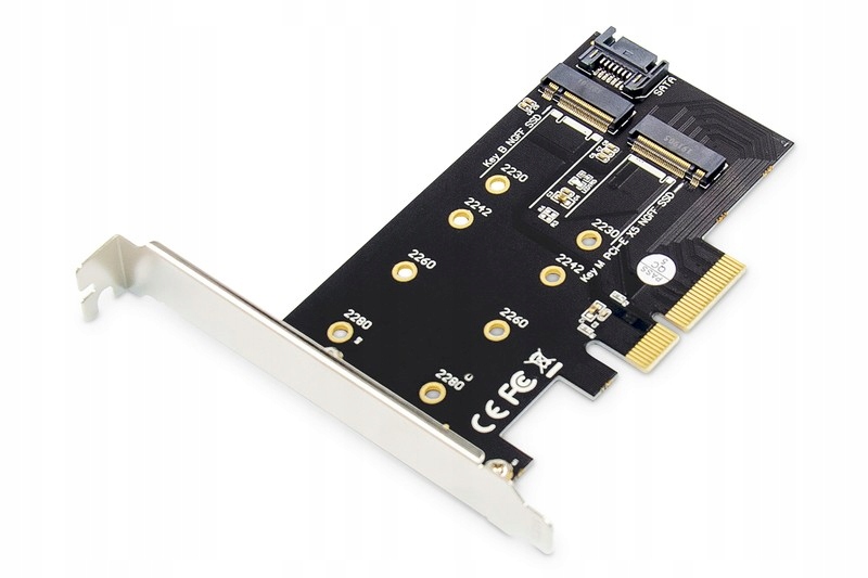 Digitus Kontroler M.2 NGFF/NVMe Ssd PCIe3.0 Sata